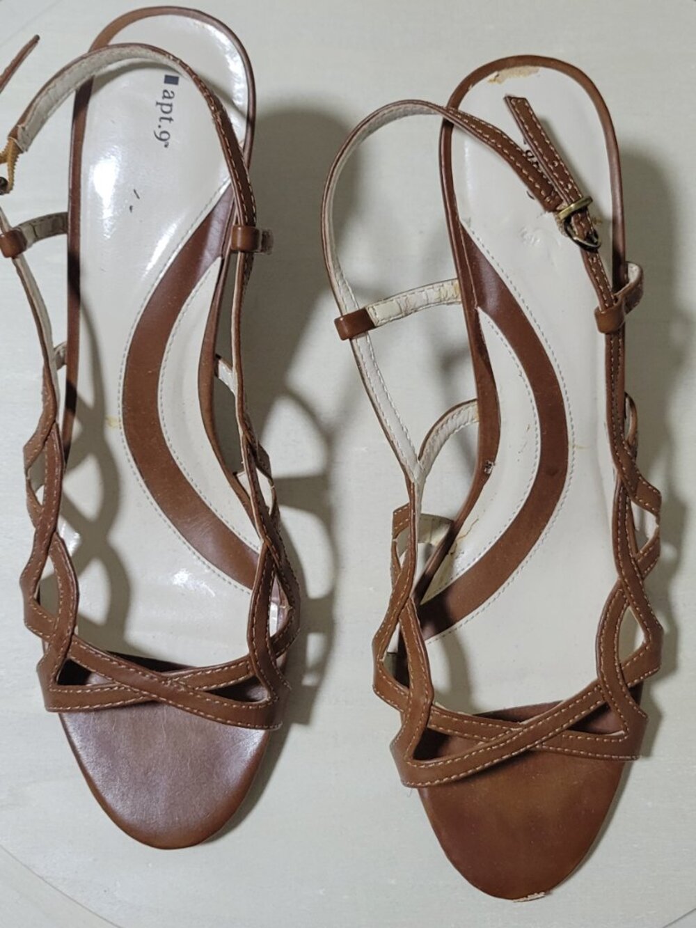 Apt 9  Brown Slide (Open Heel) [Item #SSS02]